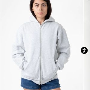 Los Angeles Apparel Zip Up Hoodie